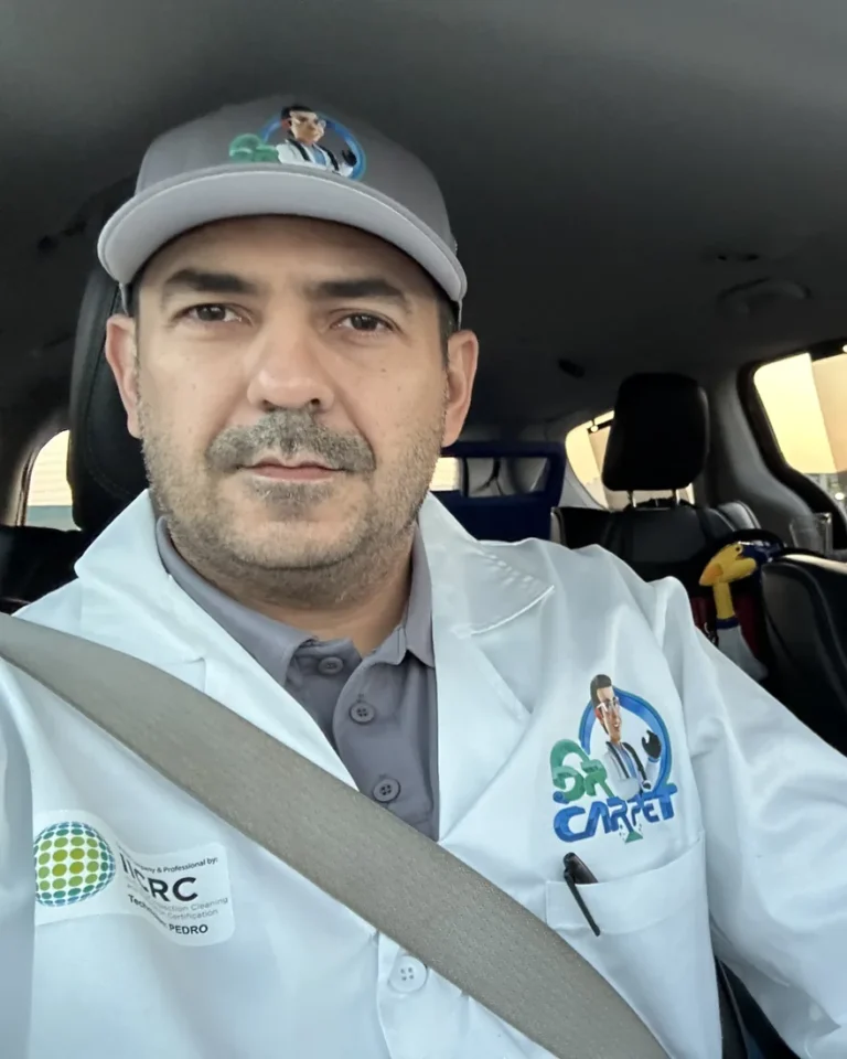 Pedro Andrade, founder of Dr. Carpet and IICRC-certified technician, Walnut Creek, CA