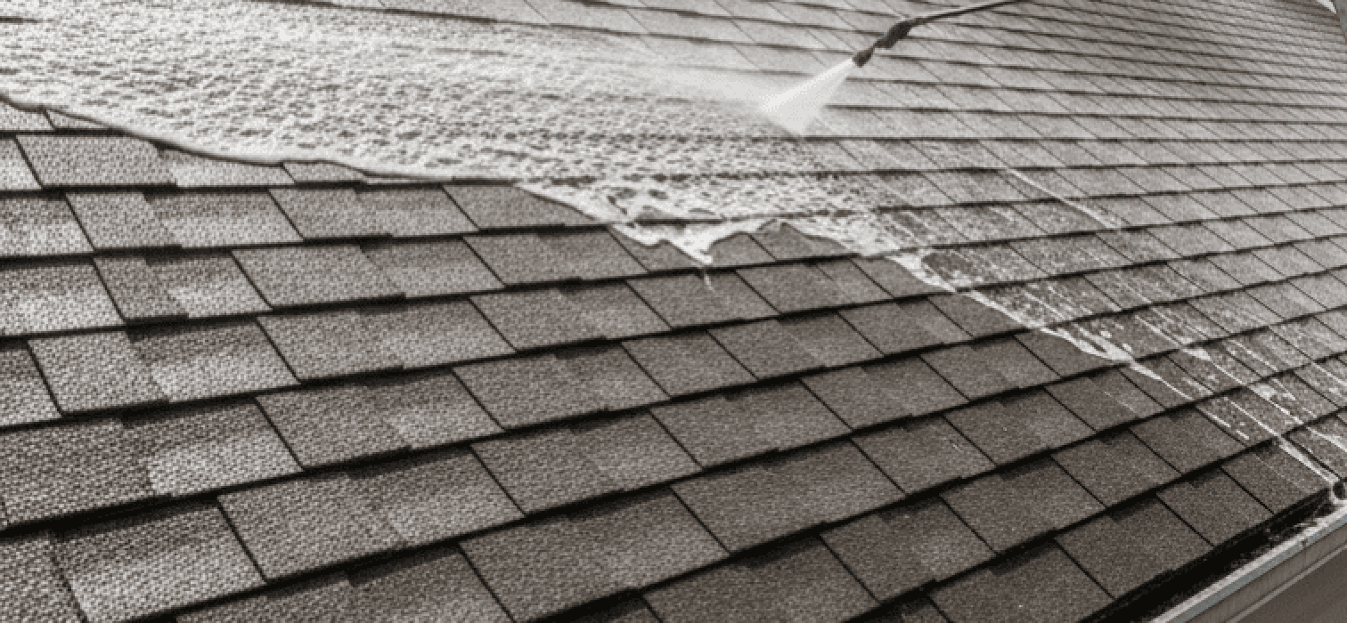 Roof softing washing