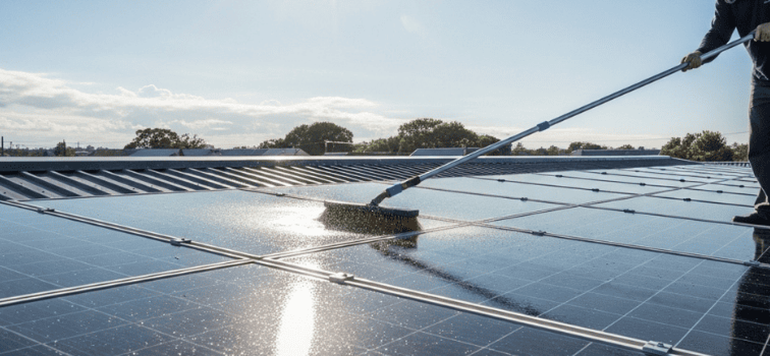 Painel Solar Cleaning