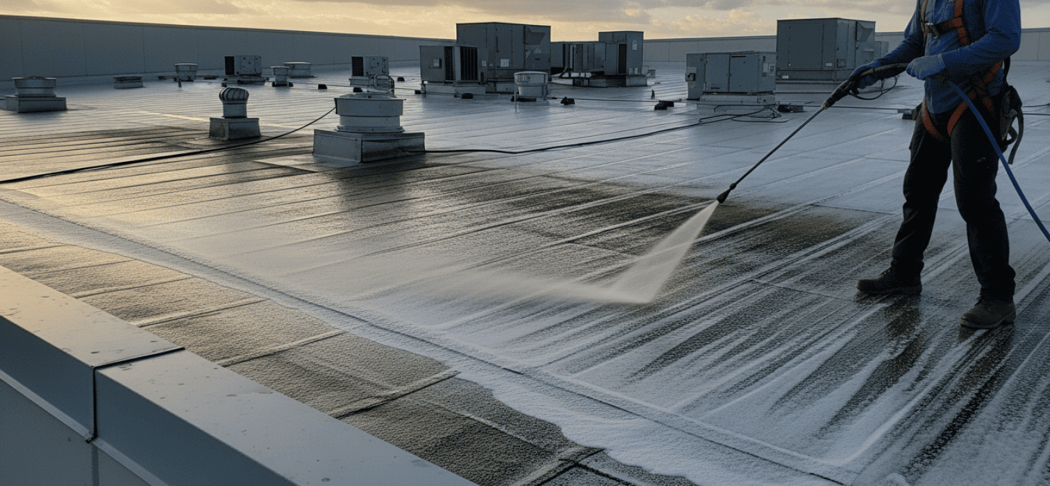 Residential & Commercial Roof Soft Washing