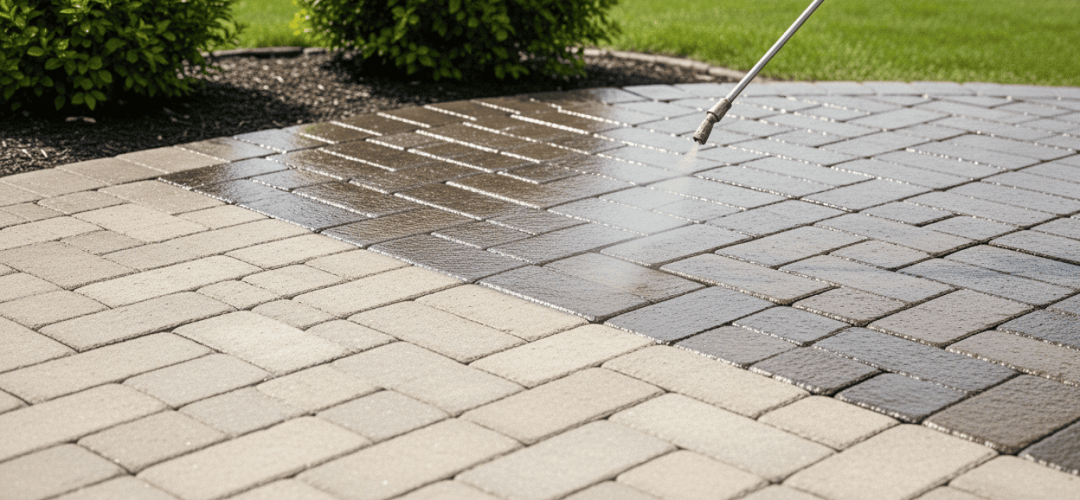 Paver Patio Cleaning & Sealing